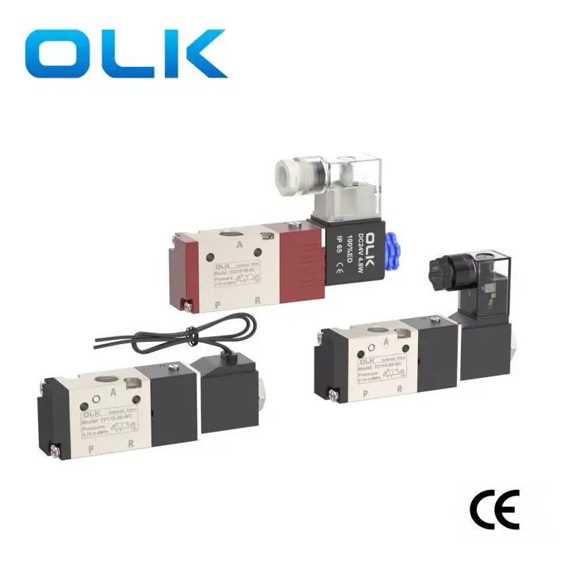 3V मालिका Solenoid वाल्व 3 मार्ग