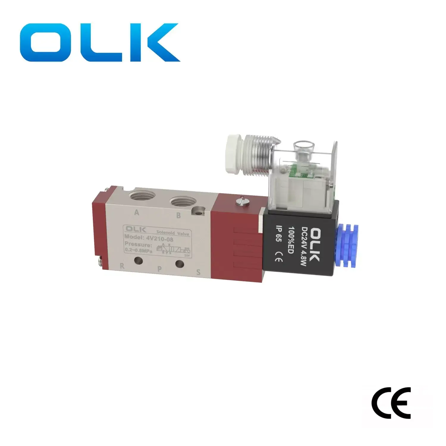 4V मालिका Solenoid वाल्व 5 मार्ग